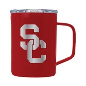 USC Trojans Corkcicle SC Interlock Engraved Mug